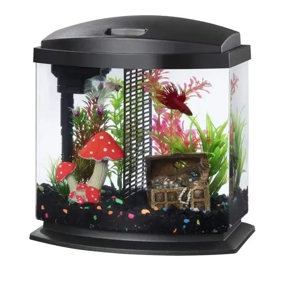 Aqueon BettaBow Kit SmartClean Black 2.5 gal Aquarium