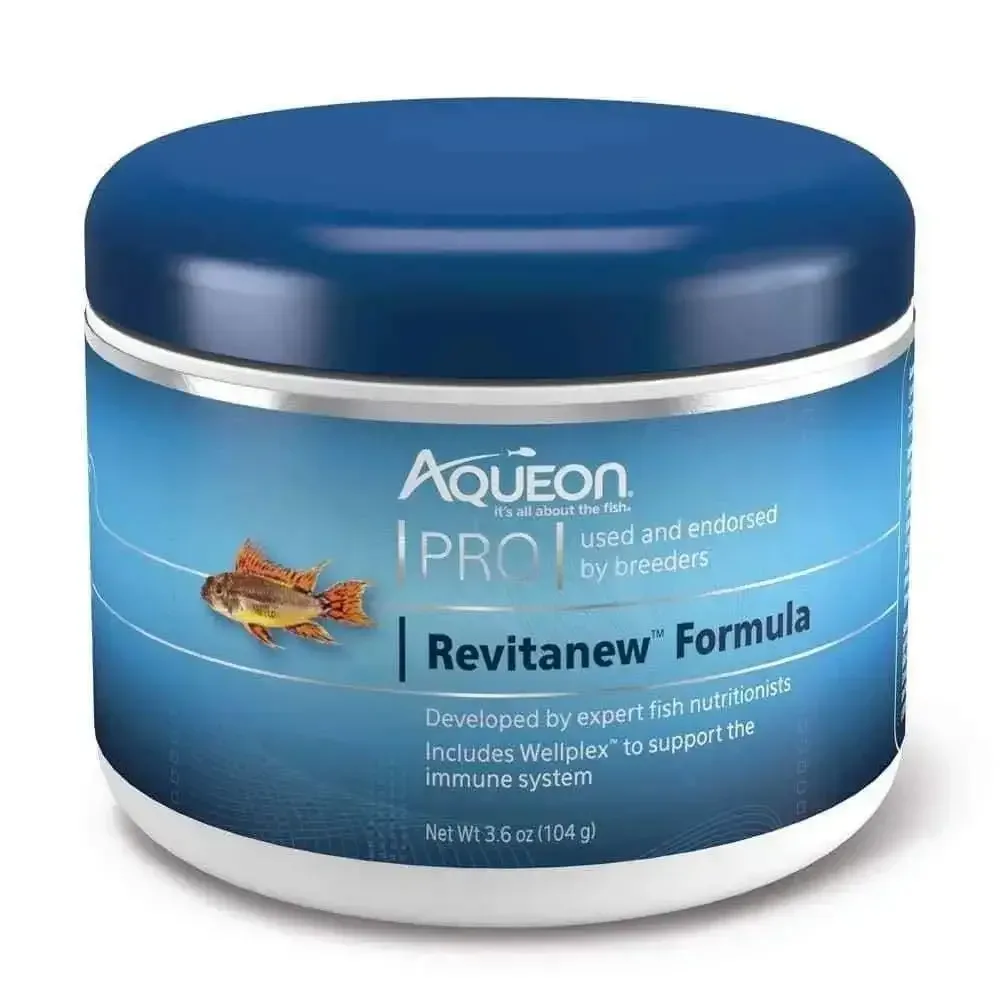 Aqueon Pro Revitanew Fish Food Medium 4.5oz