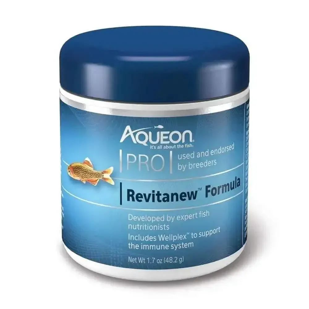 Aqueon Pro Revitanew Fish Food Small 1.7oz