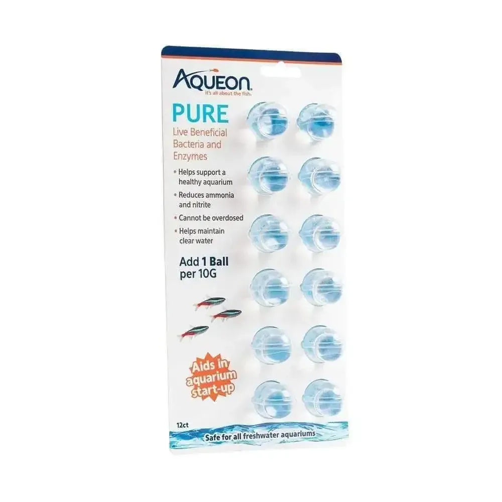 Aqueon® Pure Aquarium Water Supplement for 10 Gallons Tank 12 Pack