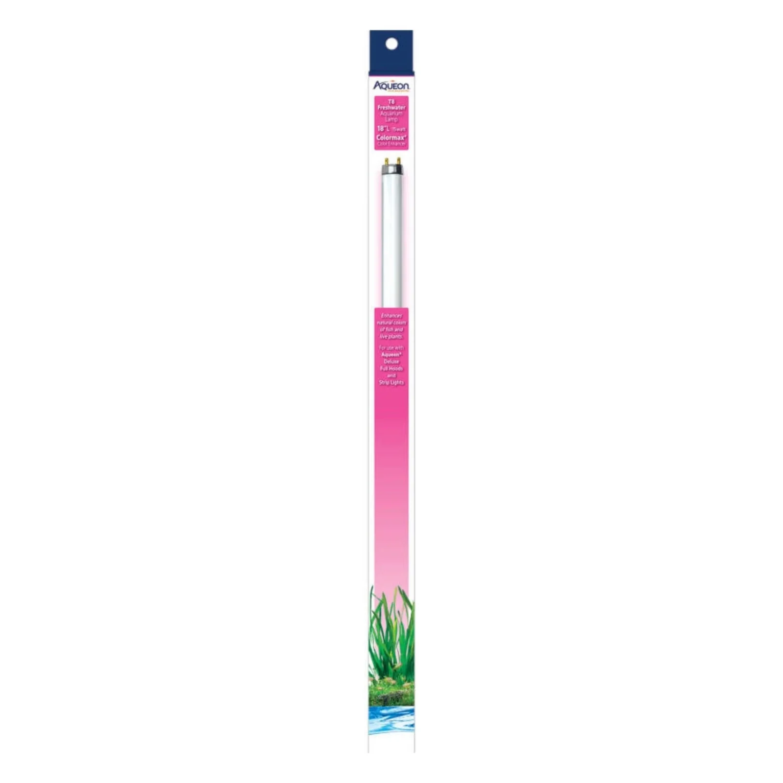 Aqueon T8 Fluorescent Lamp Replacements Colormax, 1ea/24 in.
