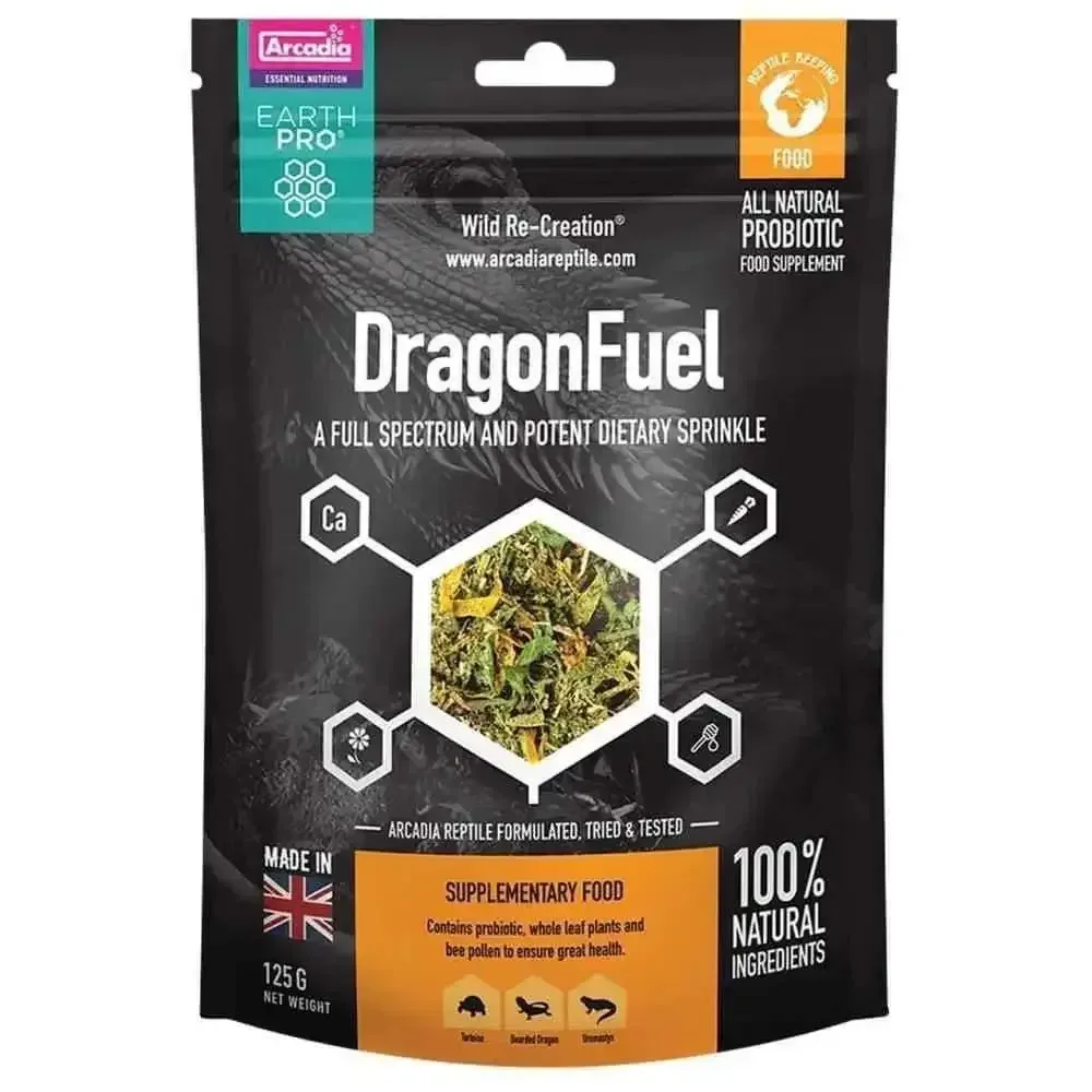 Arcadia Dragon Fuel -- Bearded Dragon Supplements 125g