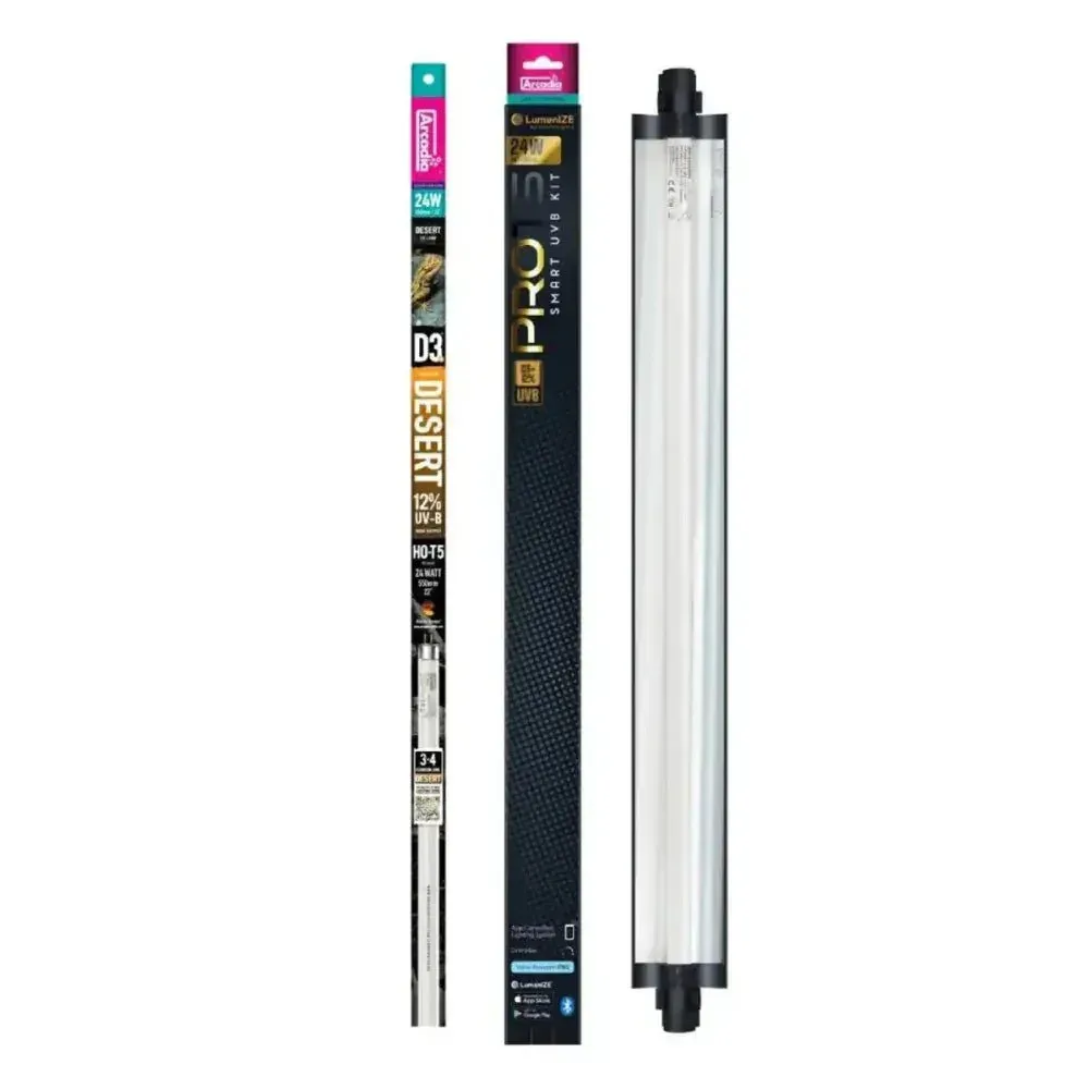 Arcadia LumenIZE Pro D3+ Desert T5 UVB Kit – 12% UVB, 36"