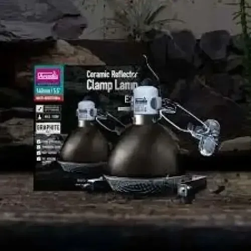 Arcadia Reptile Graphite Ceramic Reflector Clamp Lamp