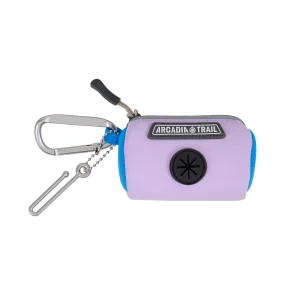 Arcadia Trail® Dog Poop Bag Dispenser - Purple & Blue - Includes 15 Poop Bags