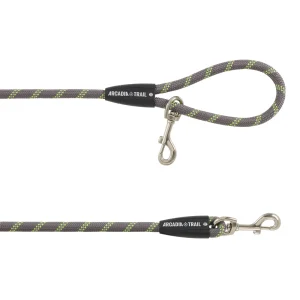 Arcadia Trail® Reflective Multi-Use Rope Dog Leash, Grey, 15-ft long