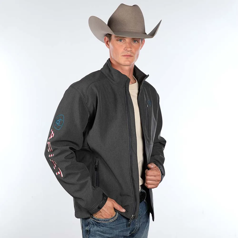 Ariat 2.0 Patriot Charcoal Softshell Jacket - Image 2