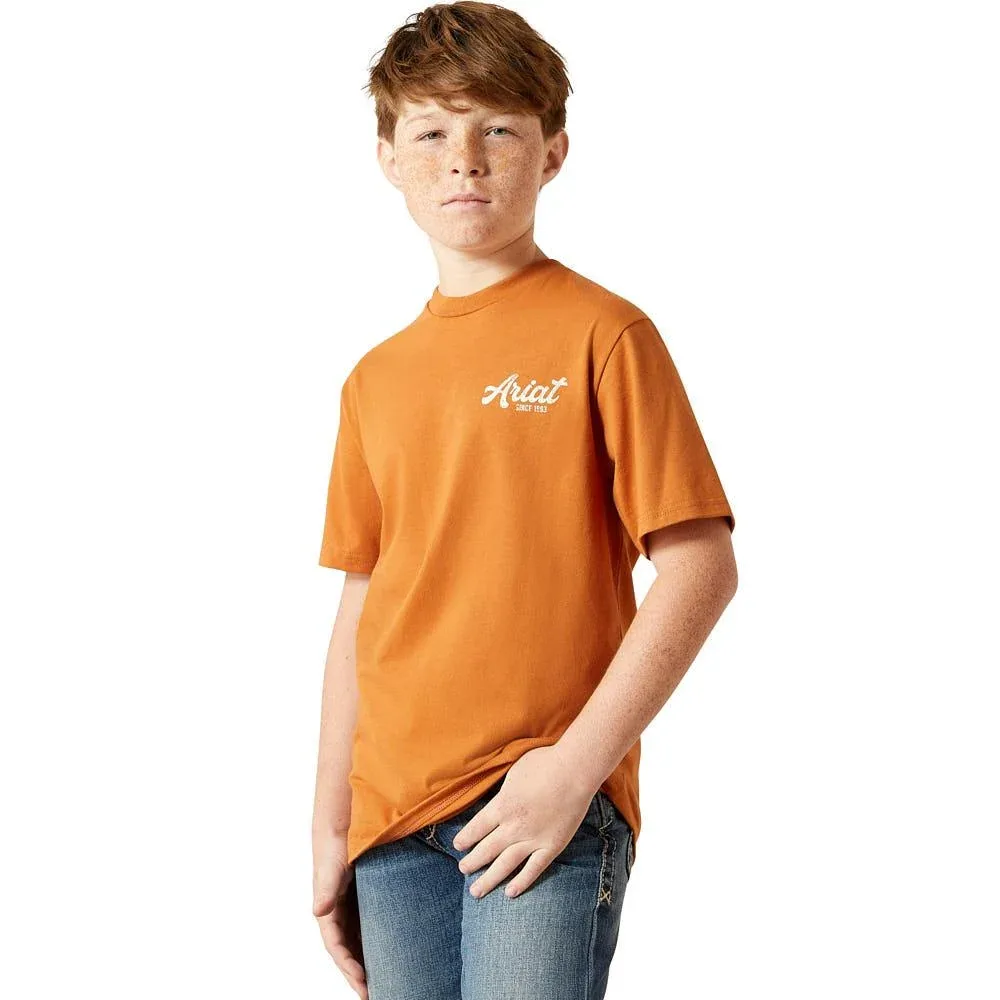 Ariat Boy's Adobe Coyote Country Tee Shirt
