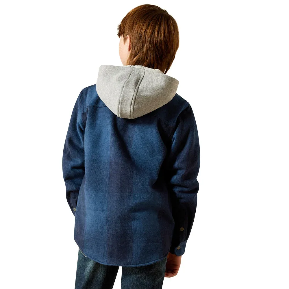 Ariat Boy's Blue Nights Retro Shirt Jacket - Image 2