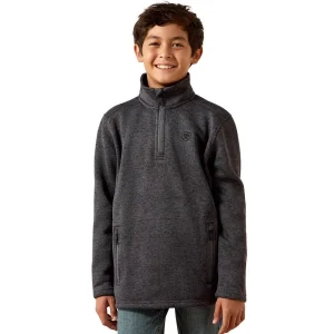 Ariat Boy's Caldwell Iron Gate 1/4 Zip Sweater