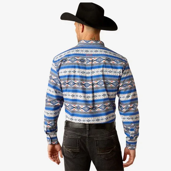 Ariat Desert Blues Ryder Royal Shirt - Image 2