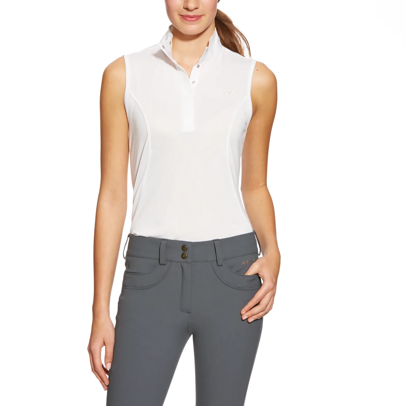 Ariat® Ladies' Aptos Sleeveless Show Shirt - Image 2