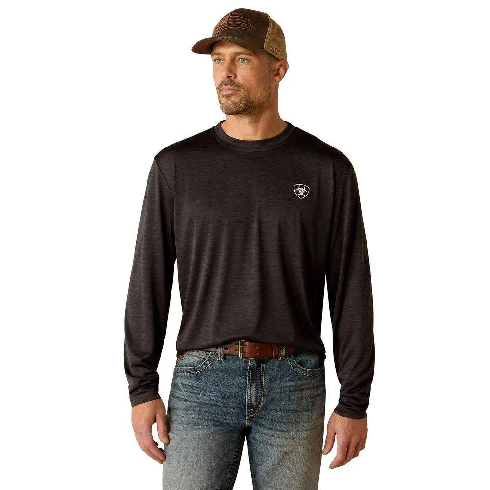 Ariat Mens Black Charger Stacks Tee - Image 2