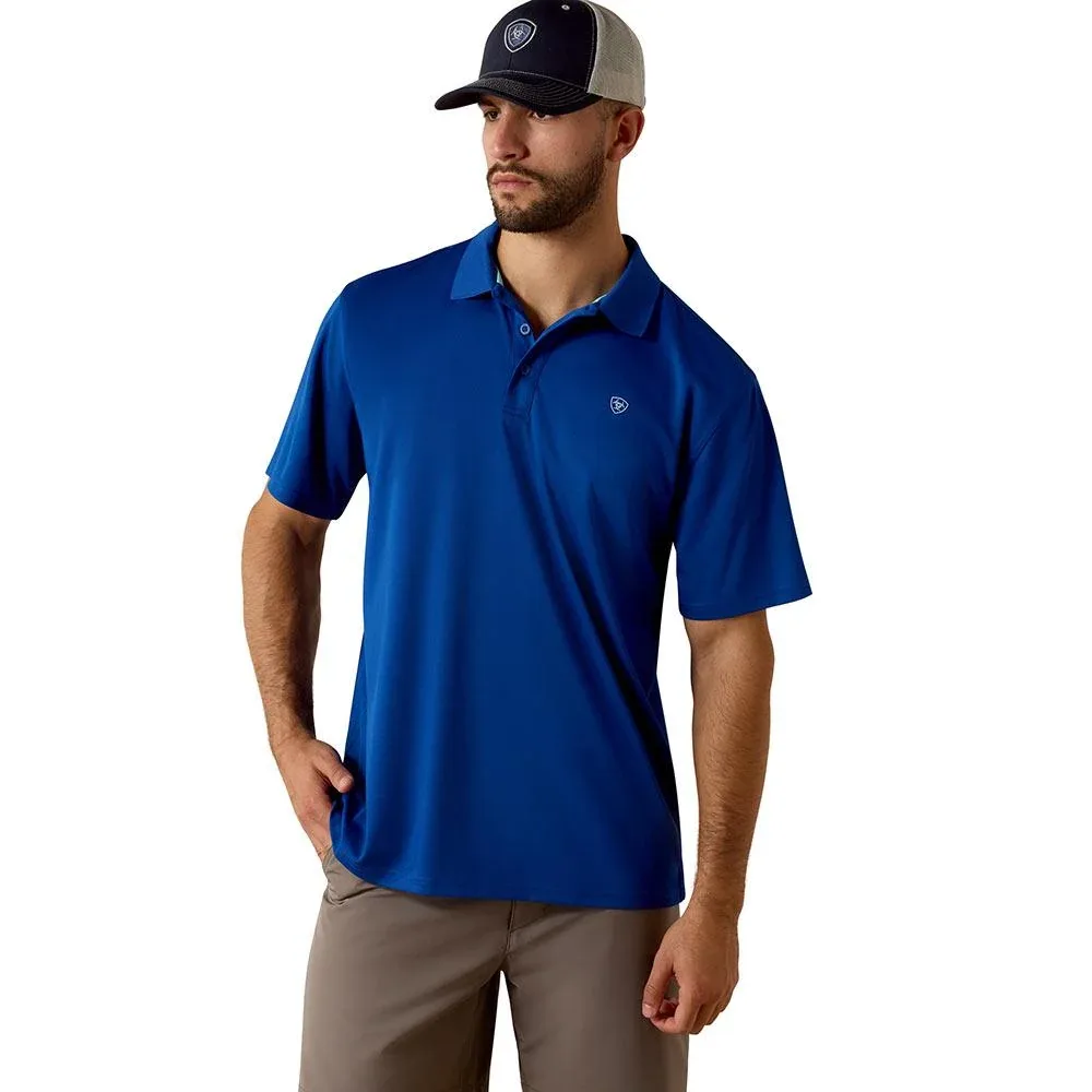 Ariat Men's Blue Quartz Tek Polo