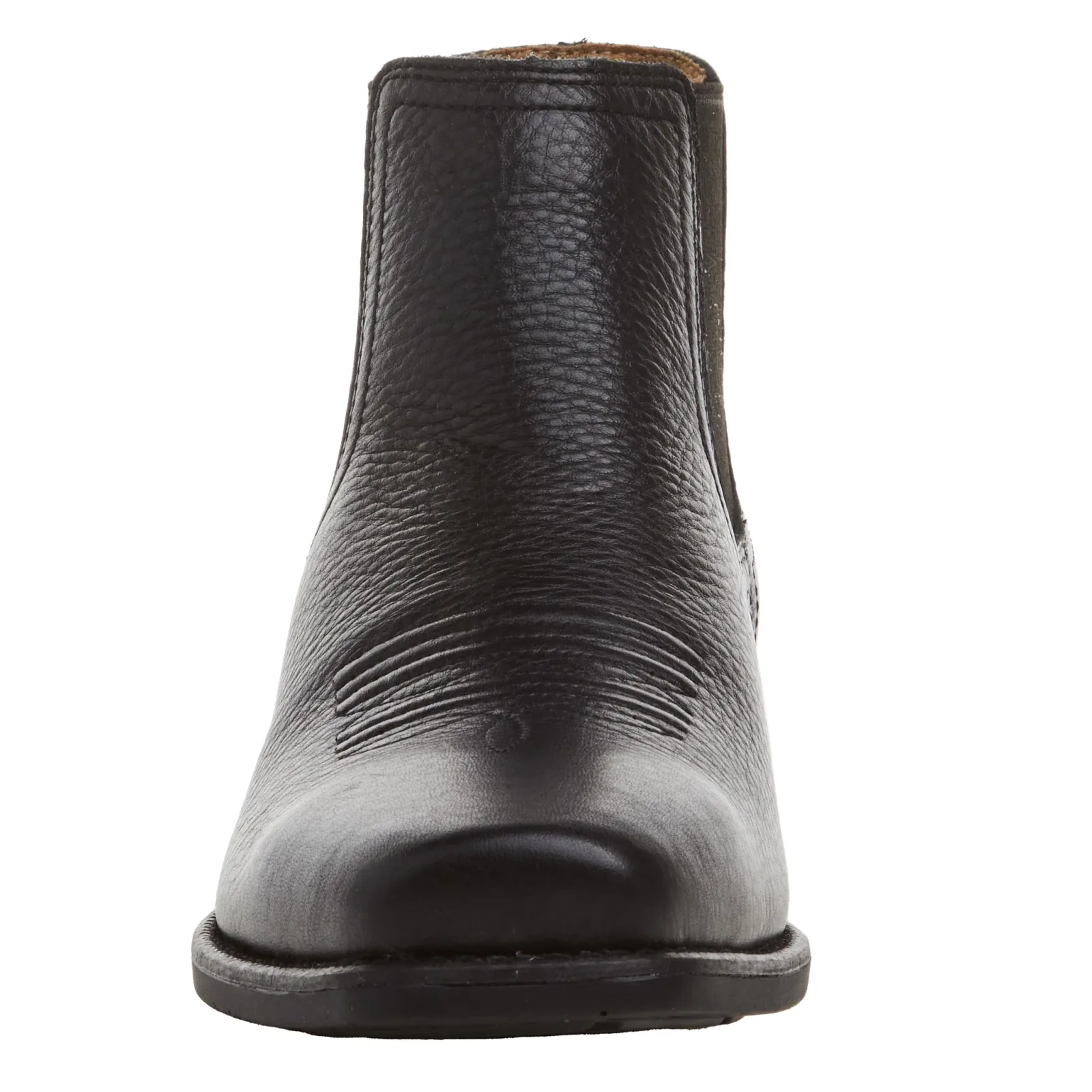 Ariat Men's Booker Ultra Square Toe 6in Black Deertan Top Pull On - Image 2