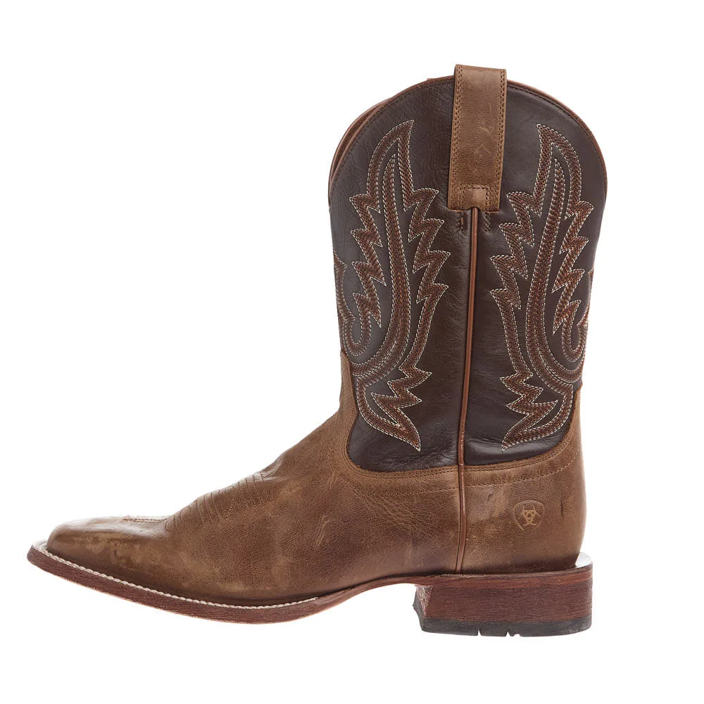 Ariat Men's County Roads Wheat Tan Vamp 11in Santa Fe Brown Top - Image 2
