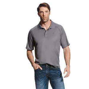 Ariat Men's Grey AC Polo