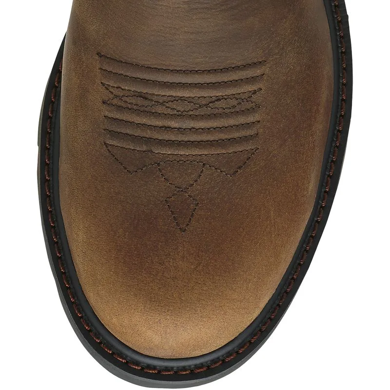 Ariat Men's Groundbreaker Pull-On Steel Toe Work Boots - Image 2
