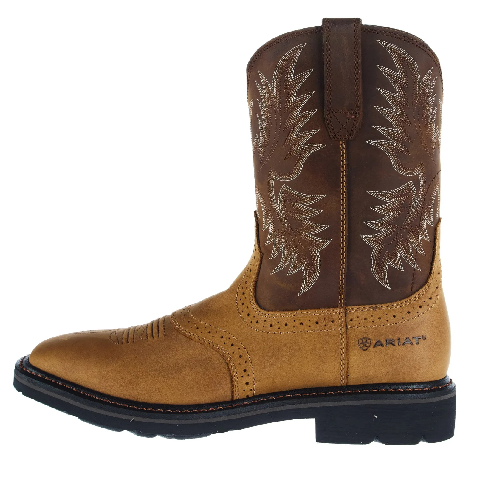 Ariat Mens Sierra 10In Top Wide Square Soft Toe Work Boot - Image 2