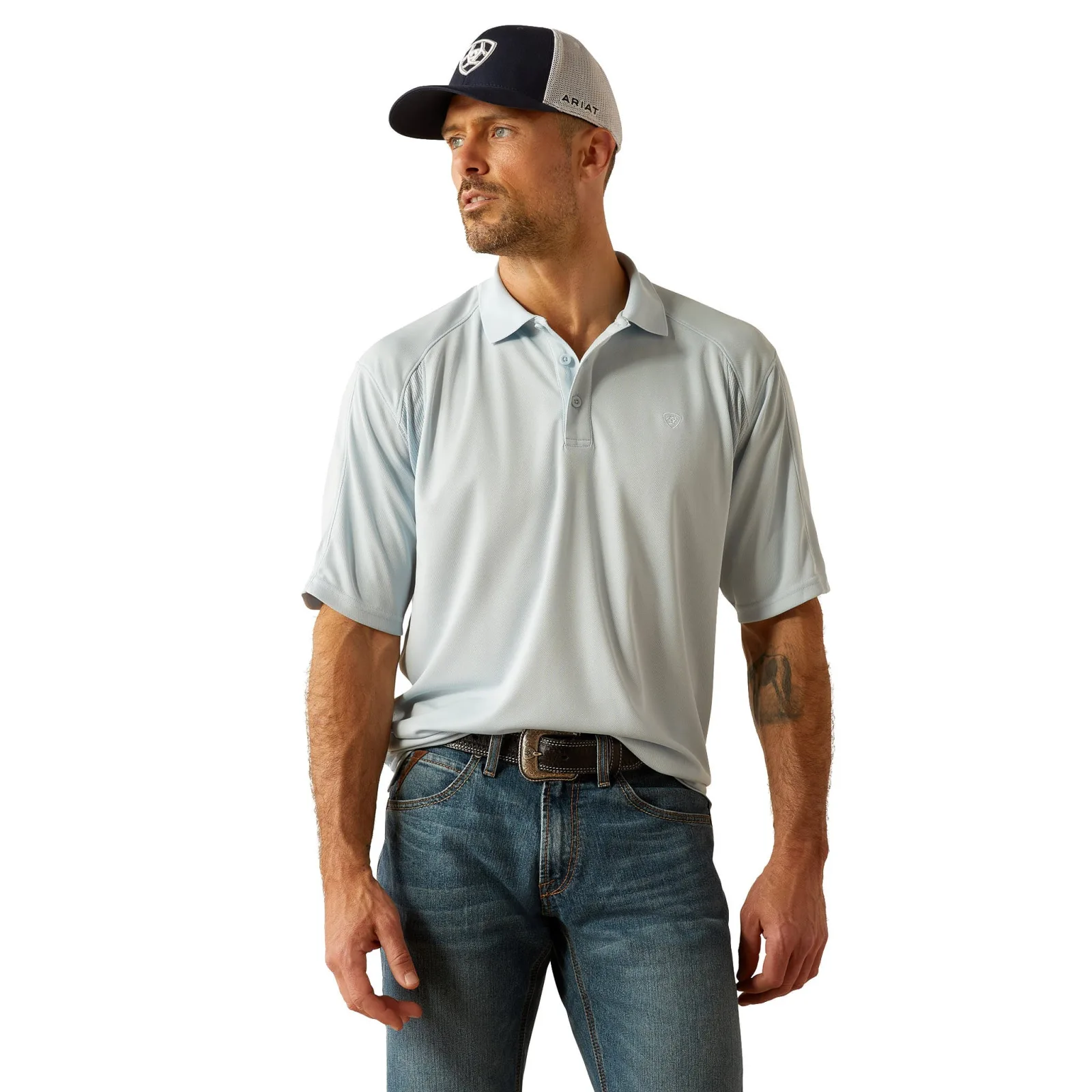 Ariat Mens Sky Ride AC Polo - Image 2