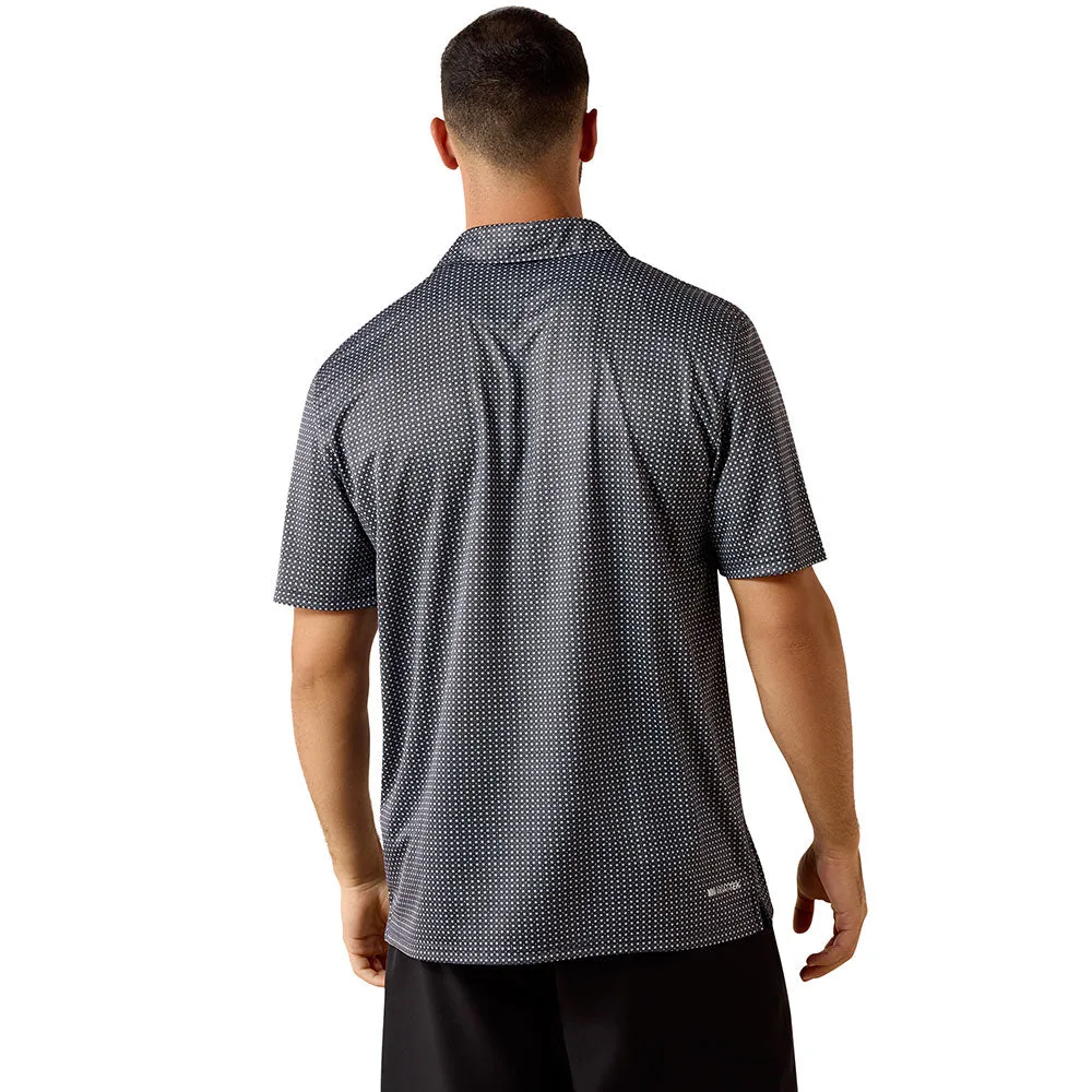 Ariat Men's Sky Rocket Pinwheel Geometric Print Polo - Image 2