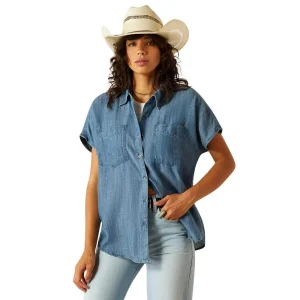 Ariat Womens Chambray Vacation Shirt