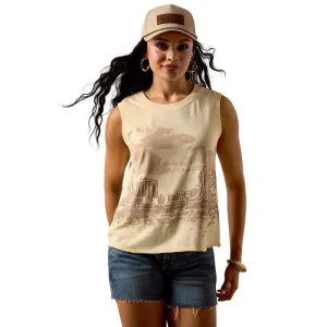 Ariat Women's Cornhusk Desert Vista Tank Top