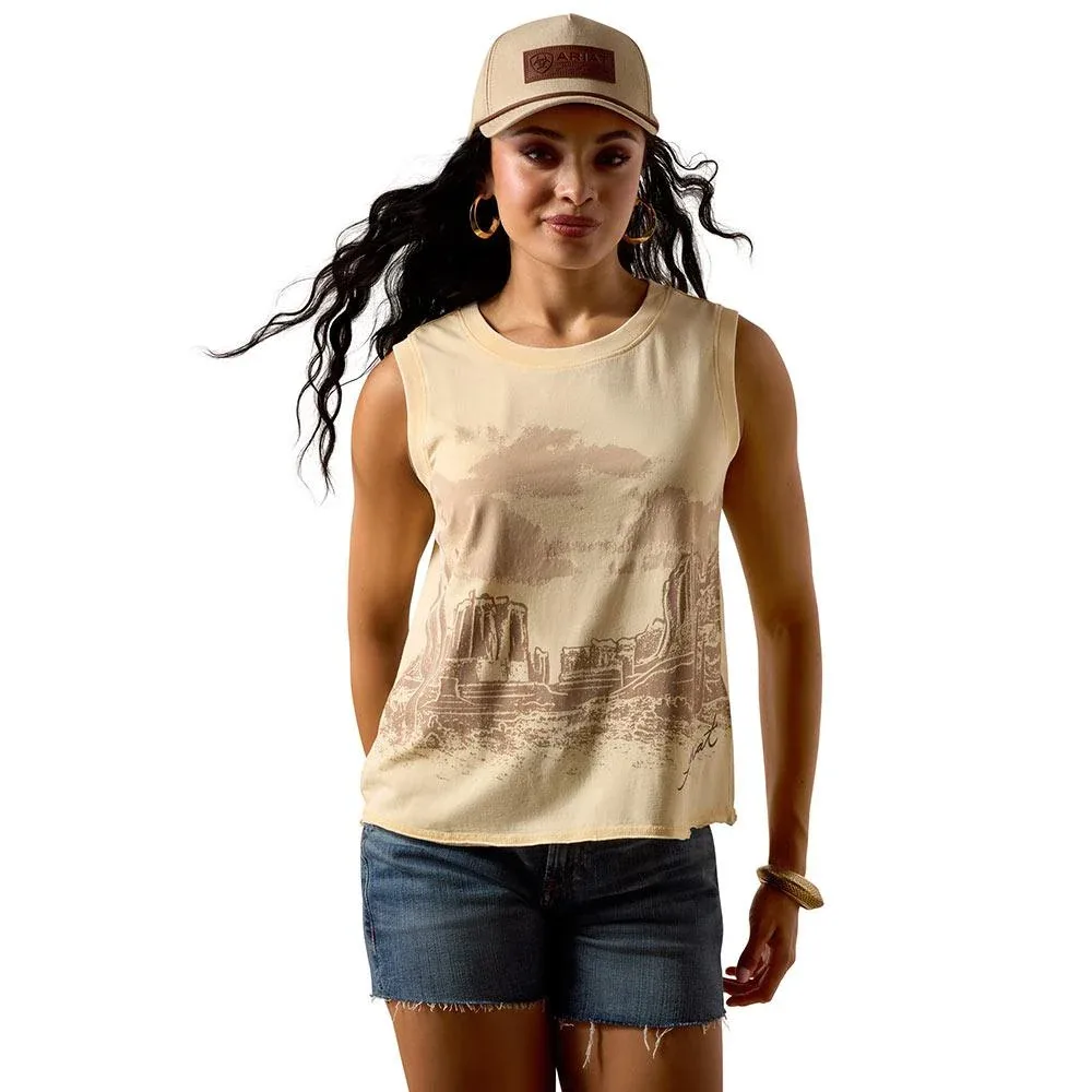 Ariat Women's Cornhusk Desert Vista Tank Top