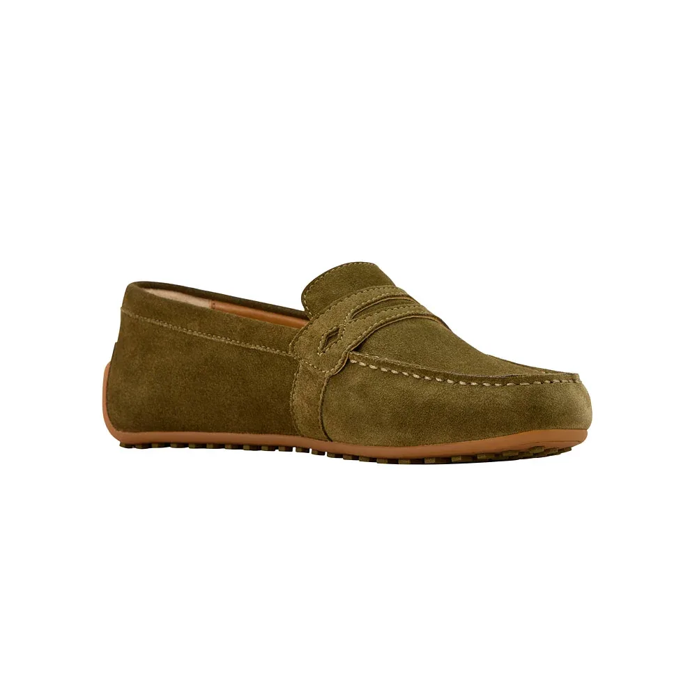 Ariat Women`s Dark Olive Suede Selene Driving Moc - Image 2