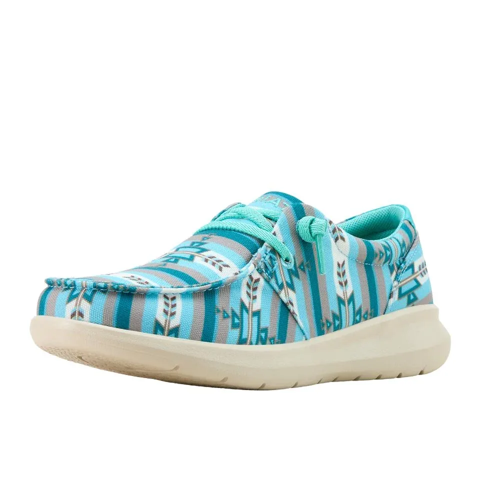 Ariat Womens Hilo Multi Turquoise Casual Shoe