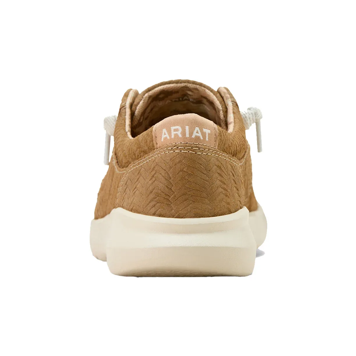 Ariat Womens Hilo Tan Woven Embossed Casual Shoe - Image 2