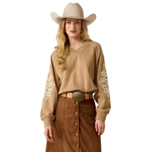 Ariat Women's Khaki Juliette Sweatshirt