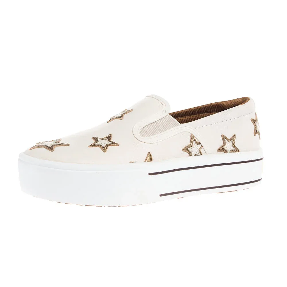 Ariat Women's Skylar Star Ivory Pearl Slip On Casual