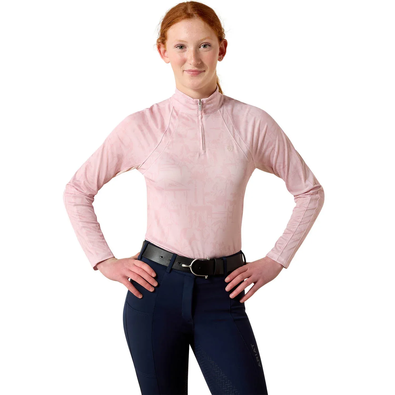 Ariat® Youth Sunstopper 3.0 1/4-Zip Baselayer