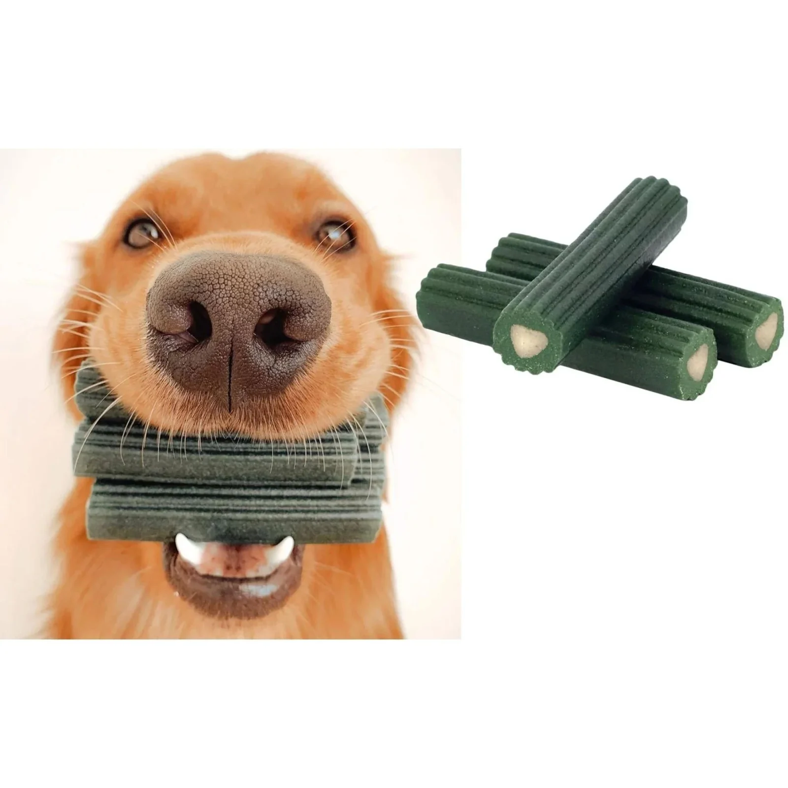 Ark Naturals Breath-Less Brushless Toothpaste Large Dog Chews, 18-oz. Bag - Image 2