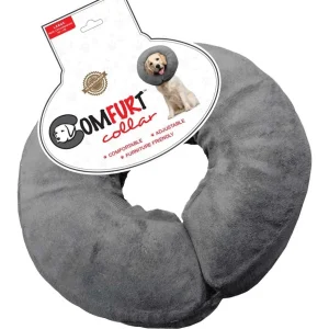 Arlee Pet Products Poly Filled Adjustable E-Collar Charcoal 1ea/LG