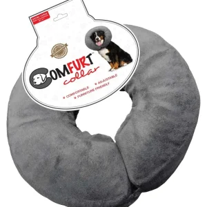 Arlee Pet Products Poly Filled Adjustable E-Collar Charcoal 1ea/XL
