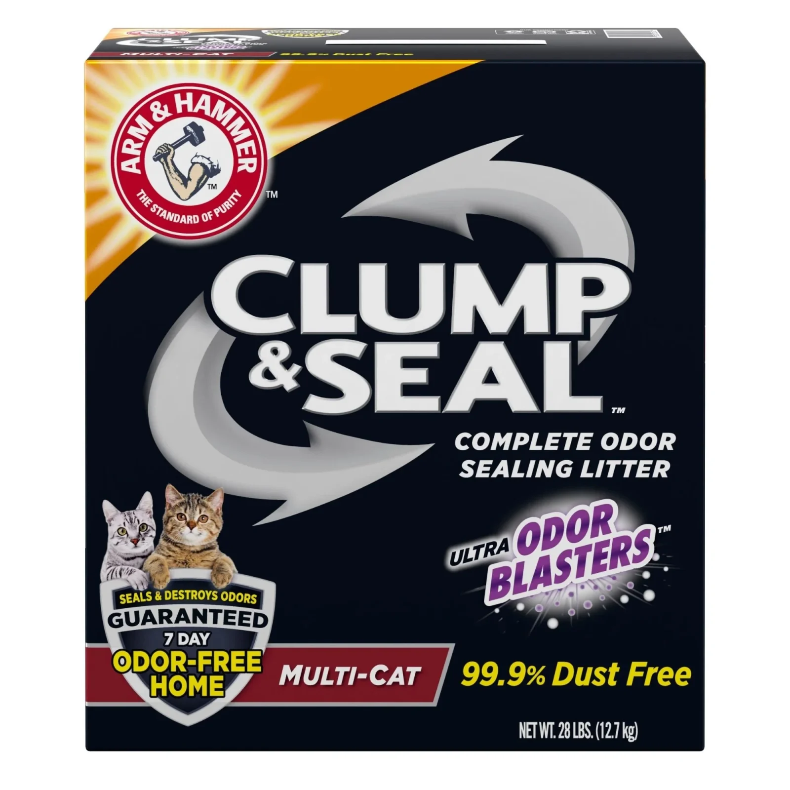 Arm & Hammer Clump & Seal Multi-Cat Cat Litter 1ea/28 lb