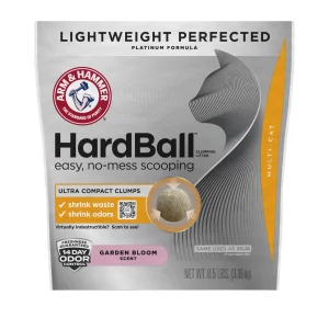 Arm & Hammer - Clumping Cat Litter, Lightweight Platinum, Multi-Cat, Garden Bloom