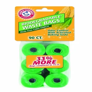Arm & Hammer Disposable Corn Starch Waste Bags Refills 90ct
