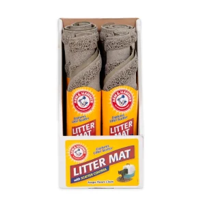 Arm & Hammer Half Circle Cat Litter Mat Pearl Tan 4ea/One Size