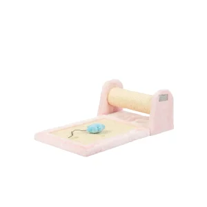 Armarkat Rolling Real Wood Cat Scratcher, Pink