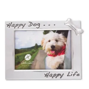 Arthur Court Happy Dog 5x7 Photo Frame
