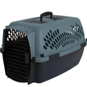 Aspen Fashion Pet Porter Dog Kennel Hard-Sided Falcon; Black 24 in
