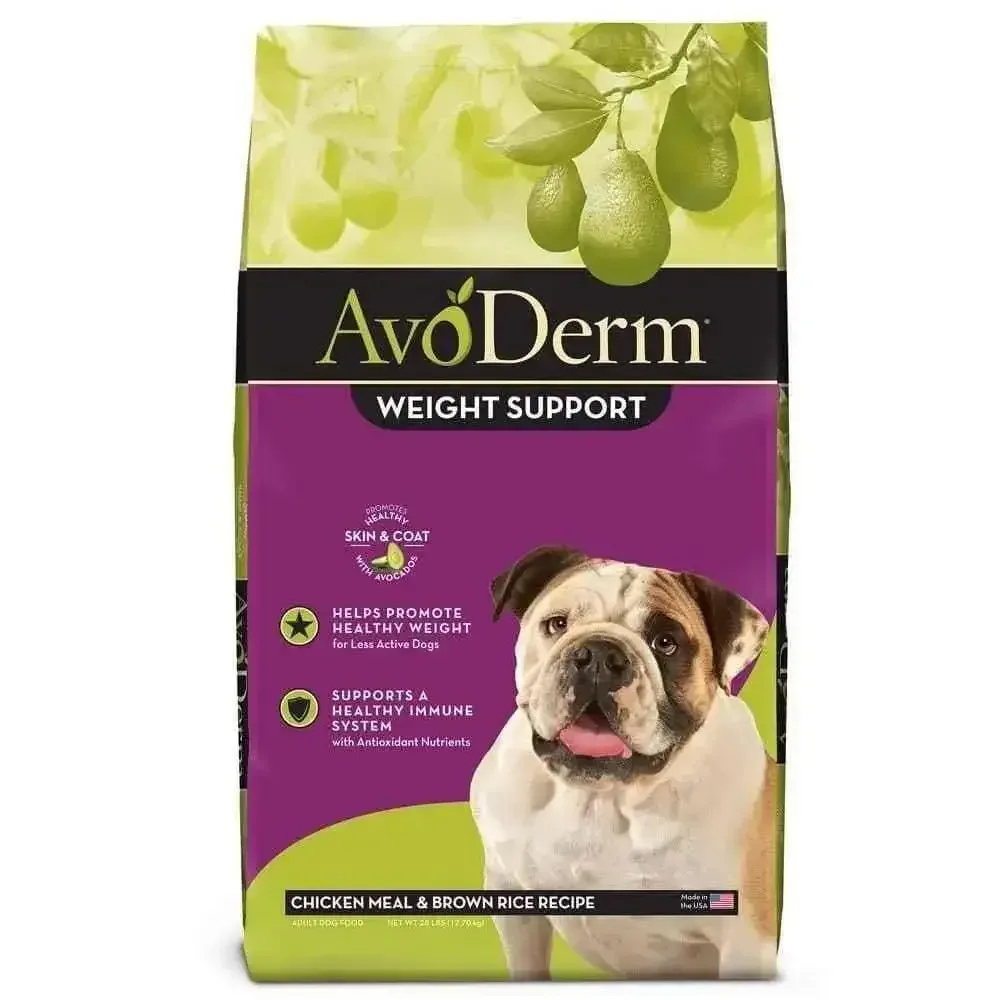 AvoDerm Natural Brown Rice & Chicken Meal Weight Control Dry Dog Food