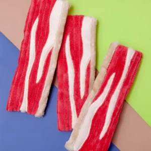 Bacon Squeaky Dog Toy