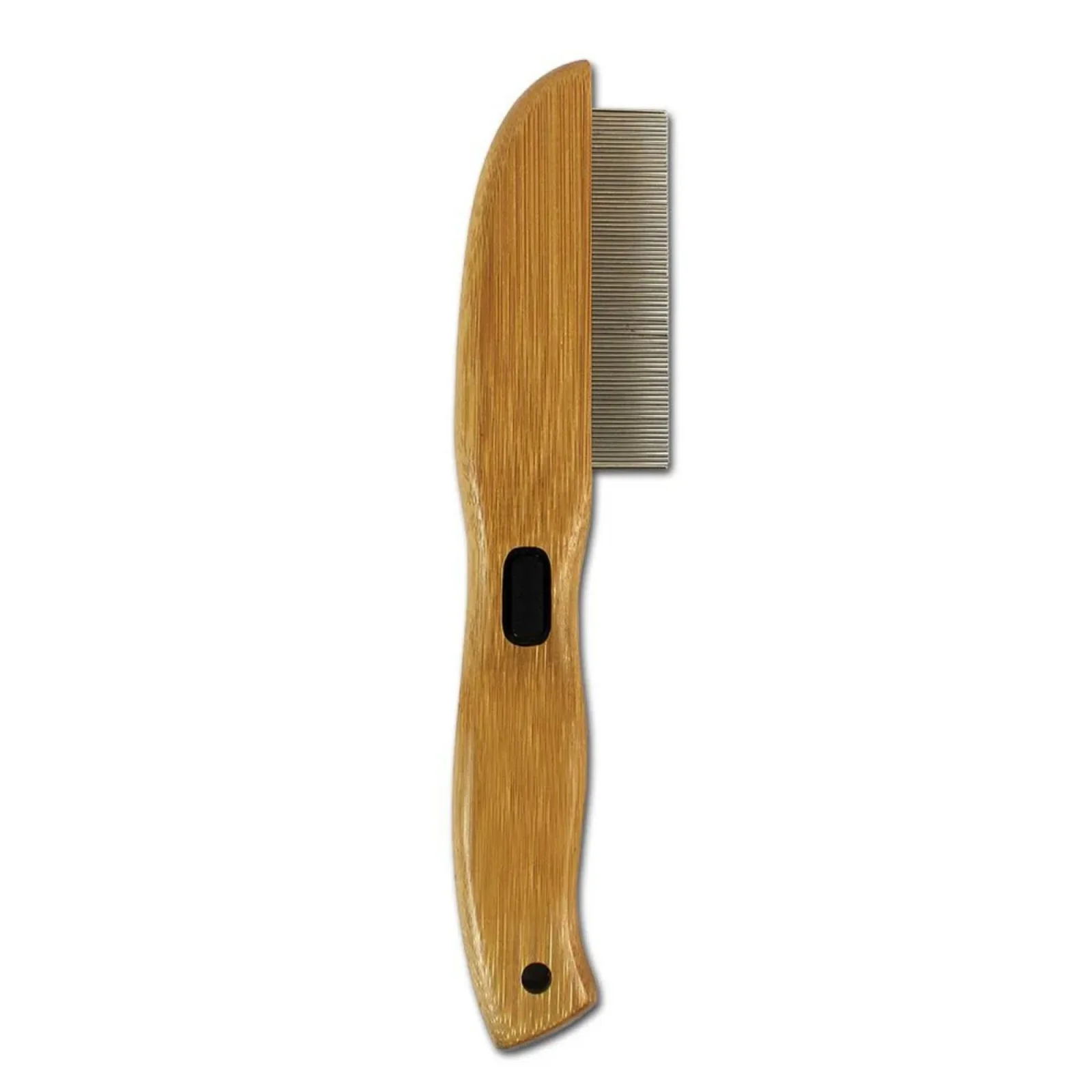 Bamboo Groom Rotating Flea Comb - Image 2