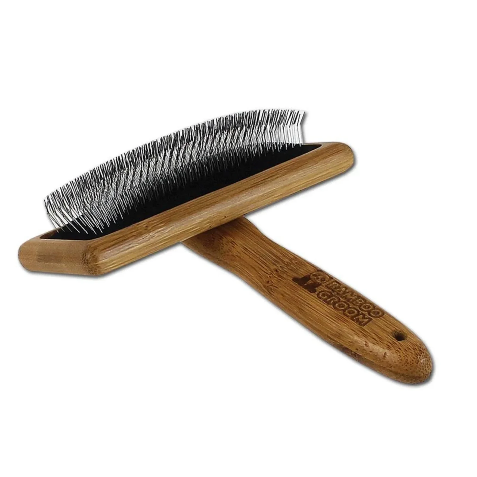 Bamboo Groom Slicker Brush Large - Image 2