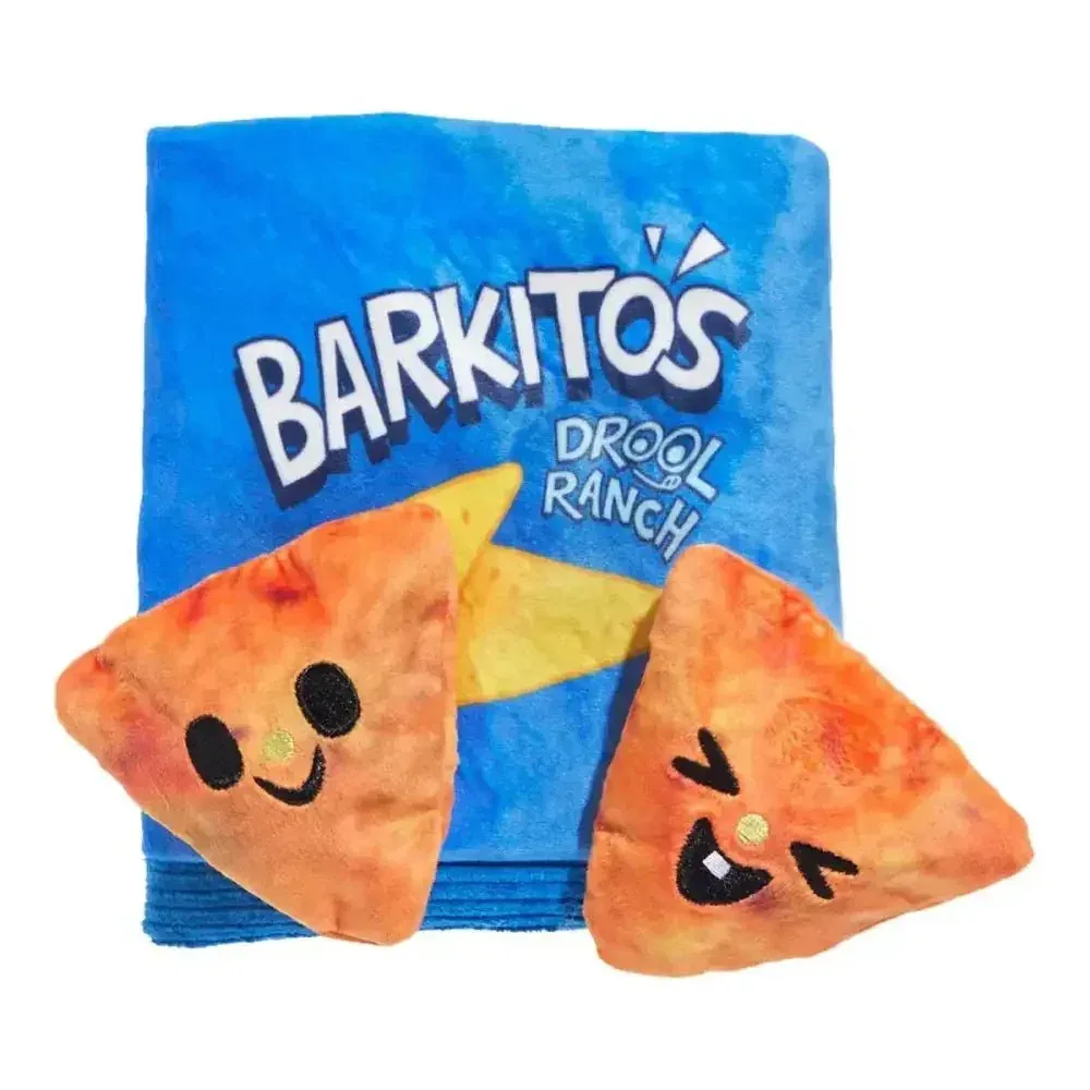 BARK Drool Ranch Chips Plush Squeaky Dog Toy