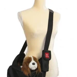 BARK N' BAG | ParaPup Clutch/Sling Bag in Black